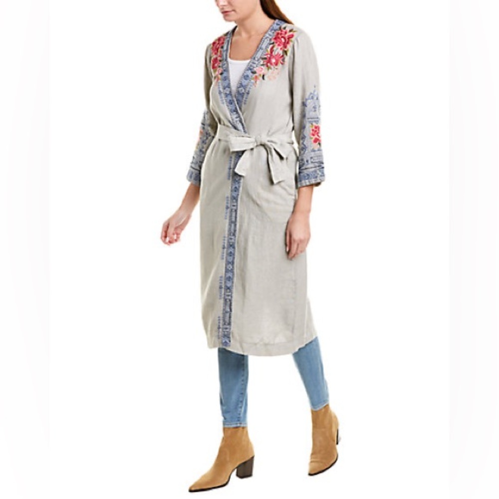 Johnny Was Linen Coat
